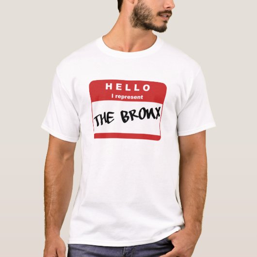 T-shirt Représentez le Bronx (Devant)