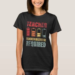 T-shirt Reprise estivale de l'enseignant Citation de l'ens