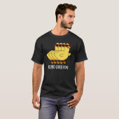 T-shirt Repro-duck-tion Funny Animal Canard Pun Dark BG (Devant entier)