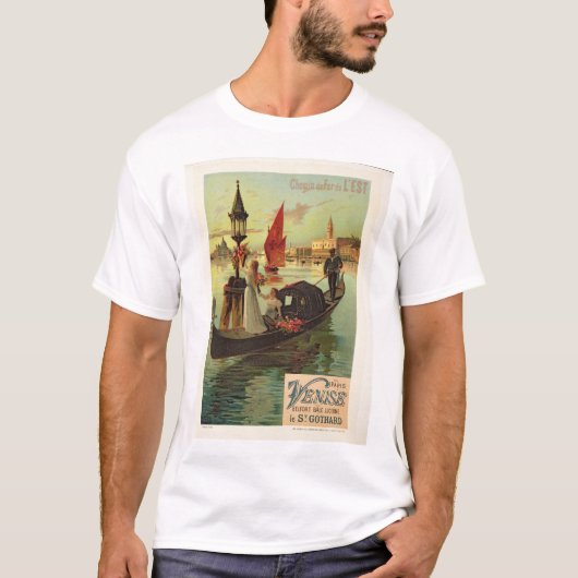 T-shirt Reproduction d'une publicité par affichage le R (Devant)