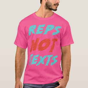 T-shirt Reps Pas Tets Gym Motivational Bodybuilding Workou
