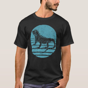 T-shirt Reptile Animal animal de compagnie Lizard Retro Tr