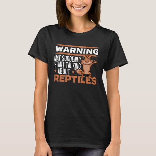 T-shirt Reptile Leopard Gecko  Lizard Herpetology Pets  9 (Devant)