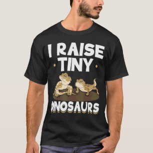 T-shirt Reptile Lizard Minuscule Dinosaure Porté Dragon