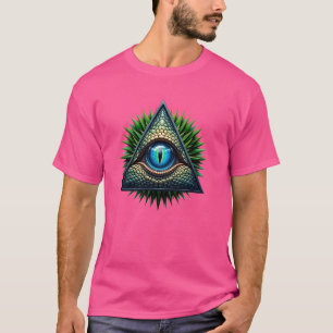 T-shirt Reptile Tous Voir Les Yeux Lézard Personnes Conspi