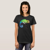 T-shirt Reptile Zoo Keeper Idea Lizard Safari Chameleon (Devant entier)