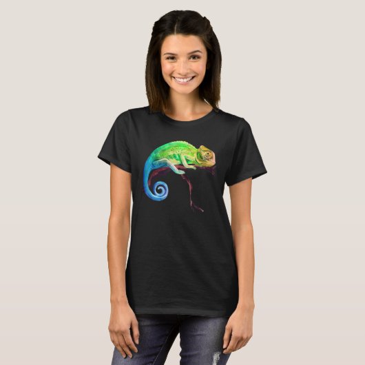 T-shirt Reptile Zoo Keeper Idea Lizard Safari Chameleon (Devant entier)