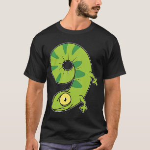 T-shirt Reptiles 9e anniversaire Chameleon Reptile Proprié