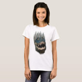 T-shirt Reptiles Tir-Énormes principaux d'alligator (Devant entier)