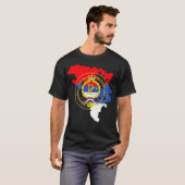 T-shirt Republic Srpska RS Mapa Emblem Grb Banja Luka Srps (Devant entier)