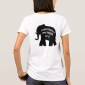 T-shirt Républicain conservateur (Dos)