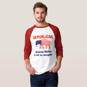 T-shirt Républicain drôle - aide sociale (Devant entier)