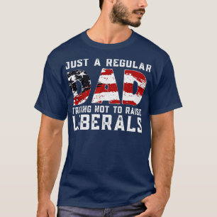 T-shirt Républicain Juste Un Père Régulier Essayant De Ne