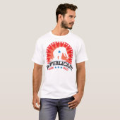 T-shirt Républicain ! Rouge de vote ! (Devant entier)