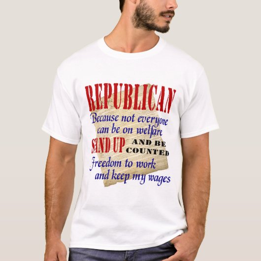 T-shirt Républicain tenez la chemise (Devant)