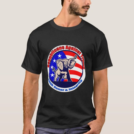 T-shirt Républicains contre Trump Shirt (Devant)