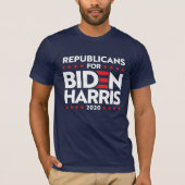 T-SHIRT RÉPUBLICAINS DE BIDEN HARRIS (Devant)