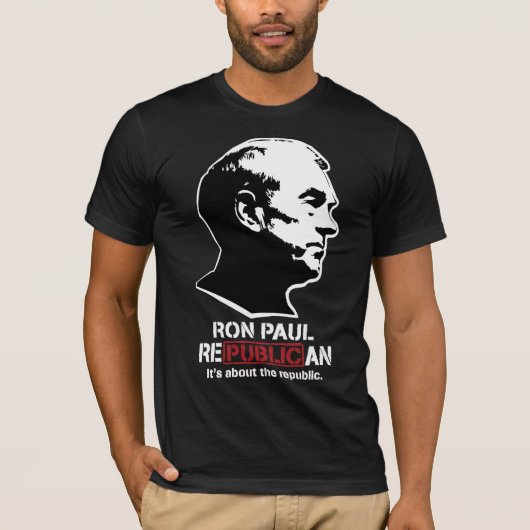 T-shirt RepublicanT-Chemise de Ron Paul (Devant)