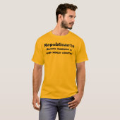 T-shirt Republican'ts : Le tiers monde Amérique (Devant entier)