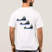 T-shirt République C4 Conversion "Triplets" (Falaises) (Dos)