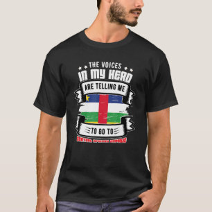 T-shirt République Centrafricaine Dans Ma Tête