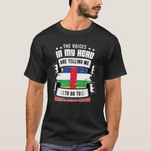 T-shirt République Centrafricaine Dans Ma Tête