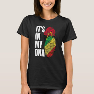 T-shirt République Congo Et Angolais Mélanger L'ADN Drapea