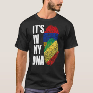 T-shirt République Congolaise Et Arménienne Mélanger L'ADN