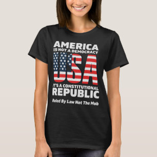T-shirt République Constitutionnelle Dirigée Par La Loi Et