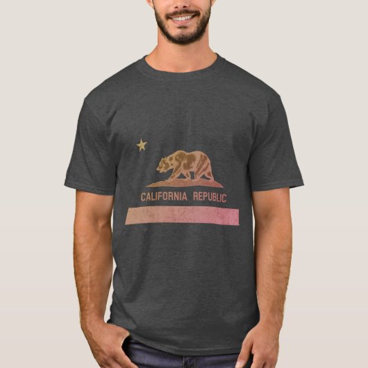 T-shirt République de Californie (1974) (Devant)