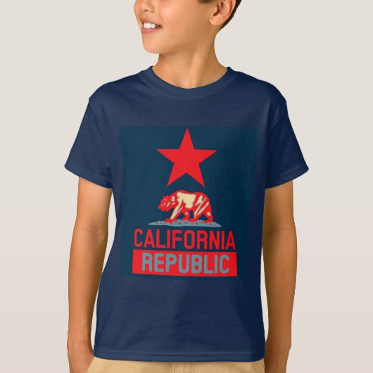 T-shirt République de Californie à l'esprit urbain (Devant)
