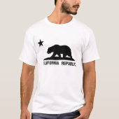T-shirt République de Californie - Ours CA (Devant)