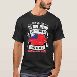 T-shirt République de Chine dans ma tête