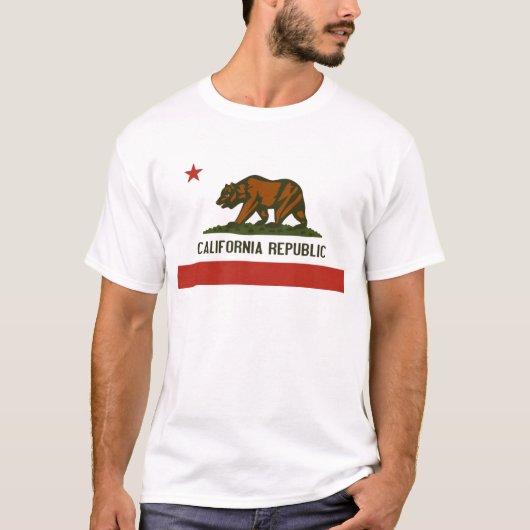 T-shirt République de la Californie (Devant)