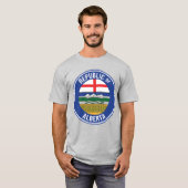T-shirt République de l'Alberta WEXIT (Devant entier)