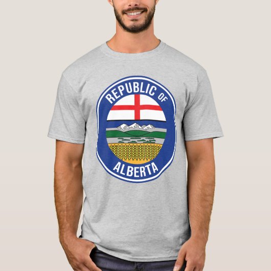 T-shirt République de l'Alberta WEXIT (Devant)