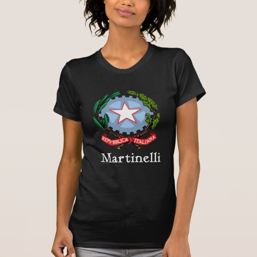 T-shirt République de Martinelli de l'Italie (Devant)
