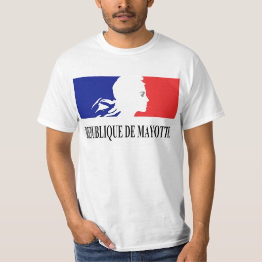 T-SHIRT REPUBLIQUE DE MAYOTTE (Devant)