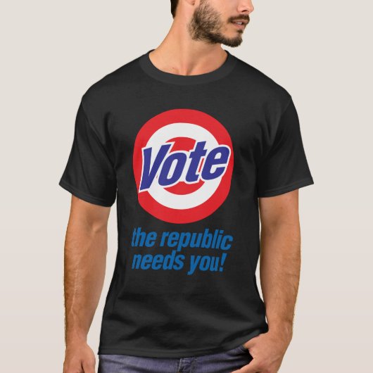 T-shirt République de vote (Devant)