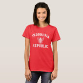 T-shirt République d'Indonésie (Devant entier)