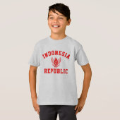 T-shirt République d'Indonésie (Devant entier)