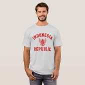 T-shirt République d'Indonésie (Devant entier)