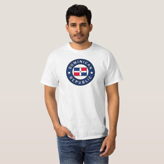 T-shirt République dominicaine (Devant entier)