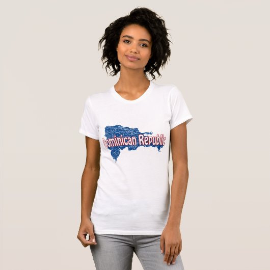 T-shirt République dominicaine (Devant entier)