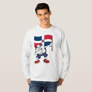 T-shirt République dominicaine Ballon de football qui fait