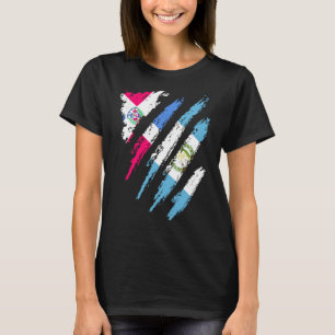 T-shirt République Dominicaine Drapeau Guatemala Gros Pays