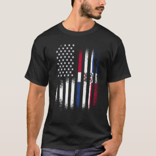T-shirt République Dominicaine Patrimoine Hispanique Mont