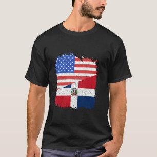 T-shirt République dominicaine Vintage Racines dominicaine