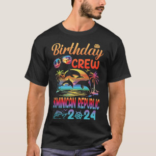 T-shirt République Dominicaine Voyage d'anniversaire 2024