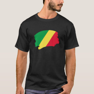 T-shirt République Drapeau Du Congo 2